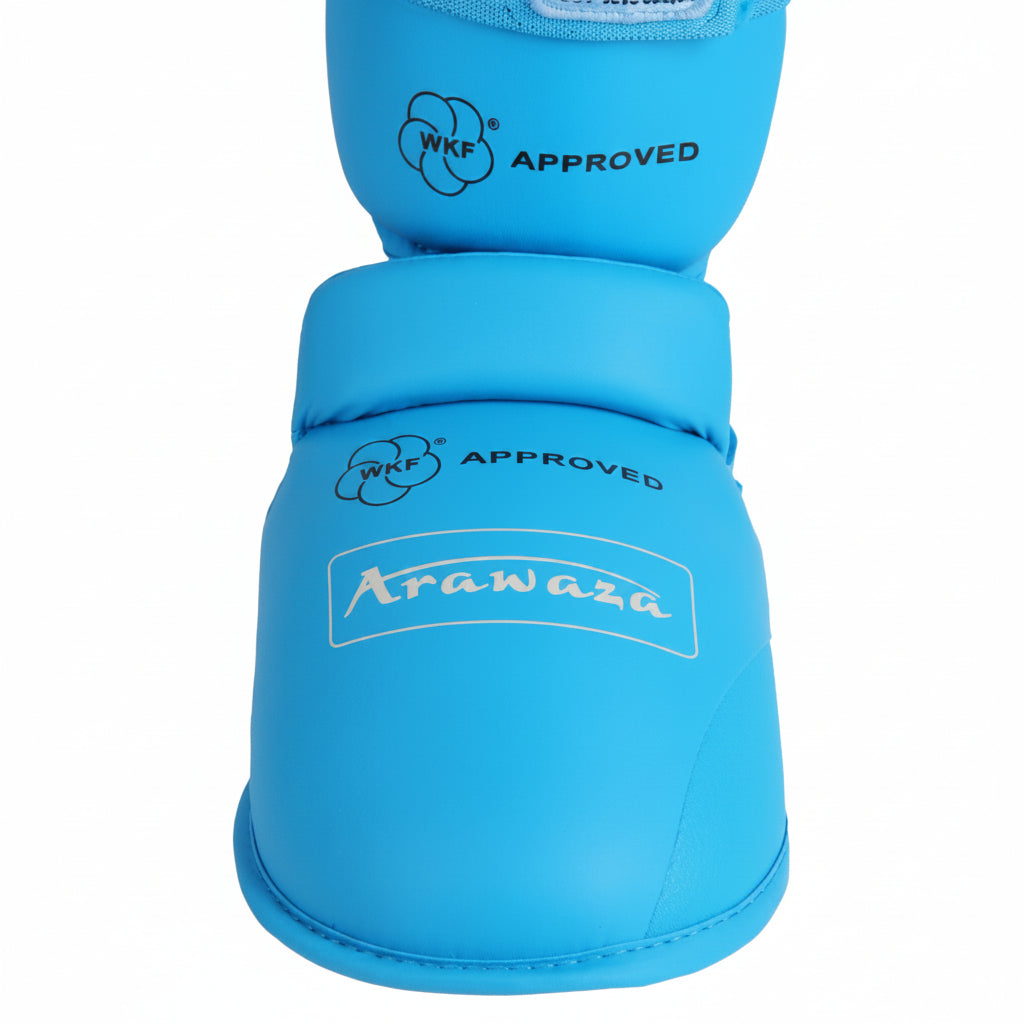 Arawaza WKF Approved Shin pad & Removable instep pad