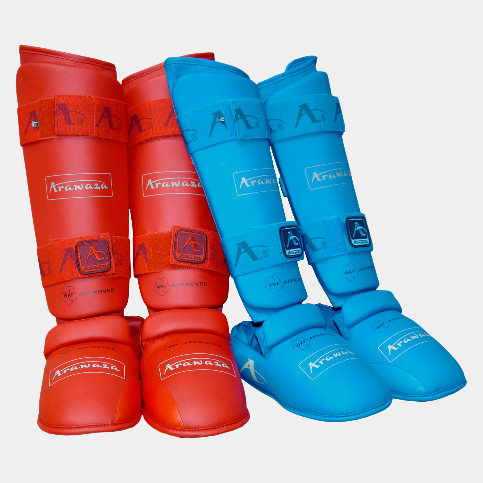 Arawaza WKF Approved Shin pad & Removable instep pad